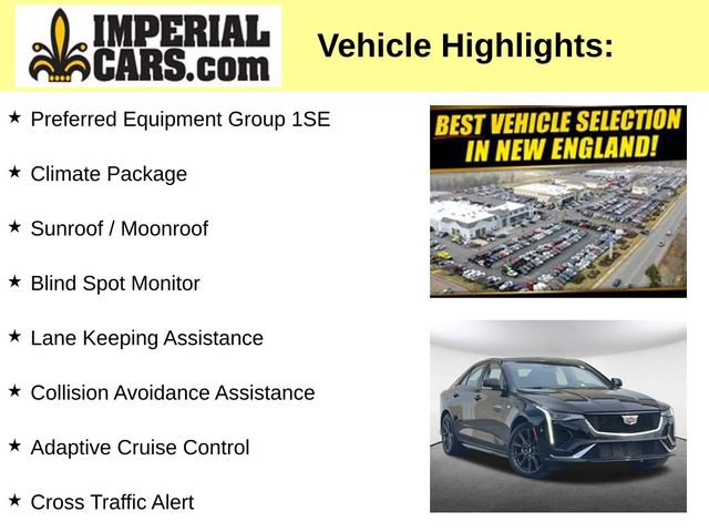 Used 2025 Cadillac CT4 Sport w/ Climate Package AWD/4WD image 8
