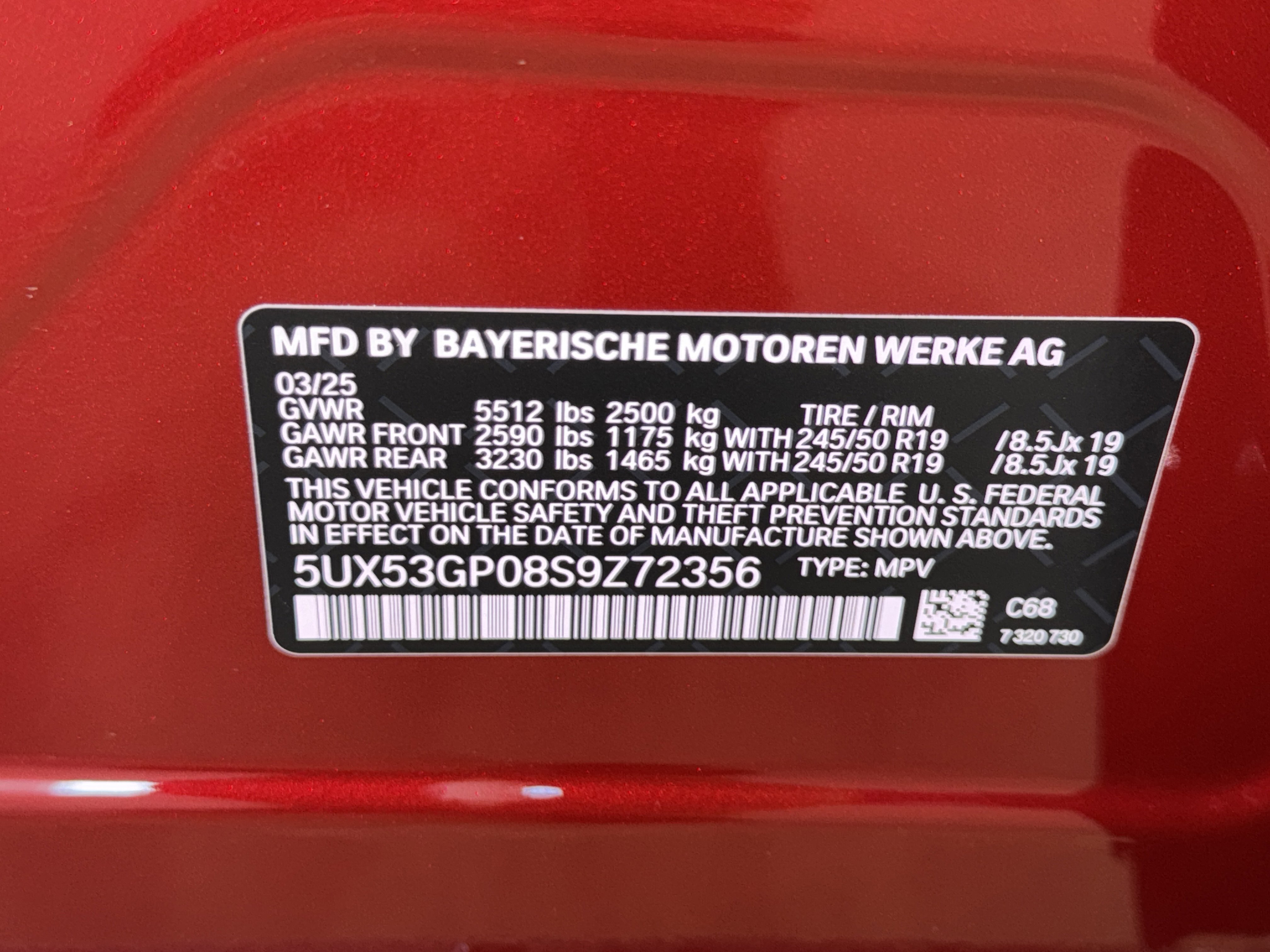 Certified 2025 BMW X3 xDrive30i image 37