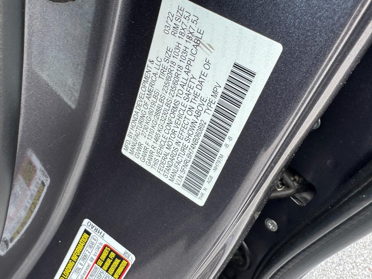 Used 2022 Honda Odyssey EX-L image 25
