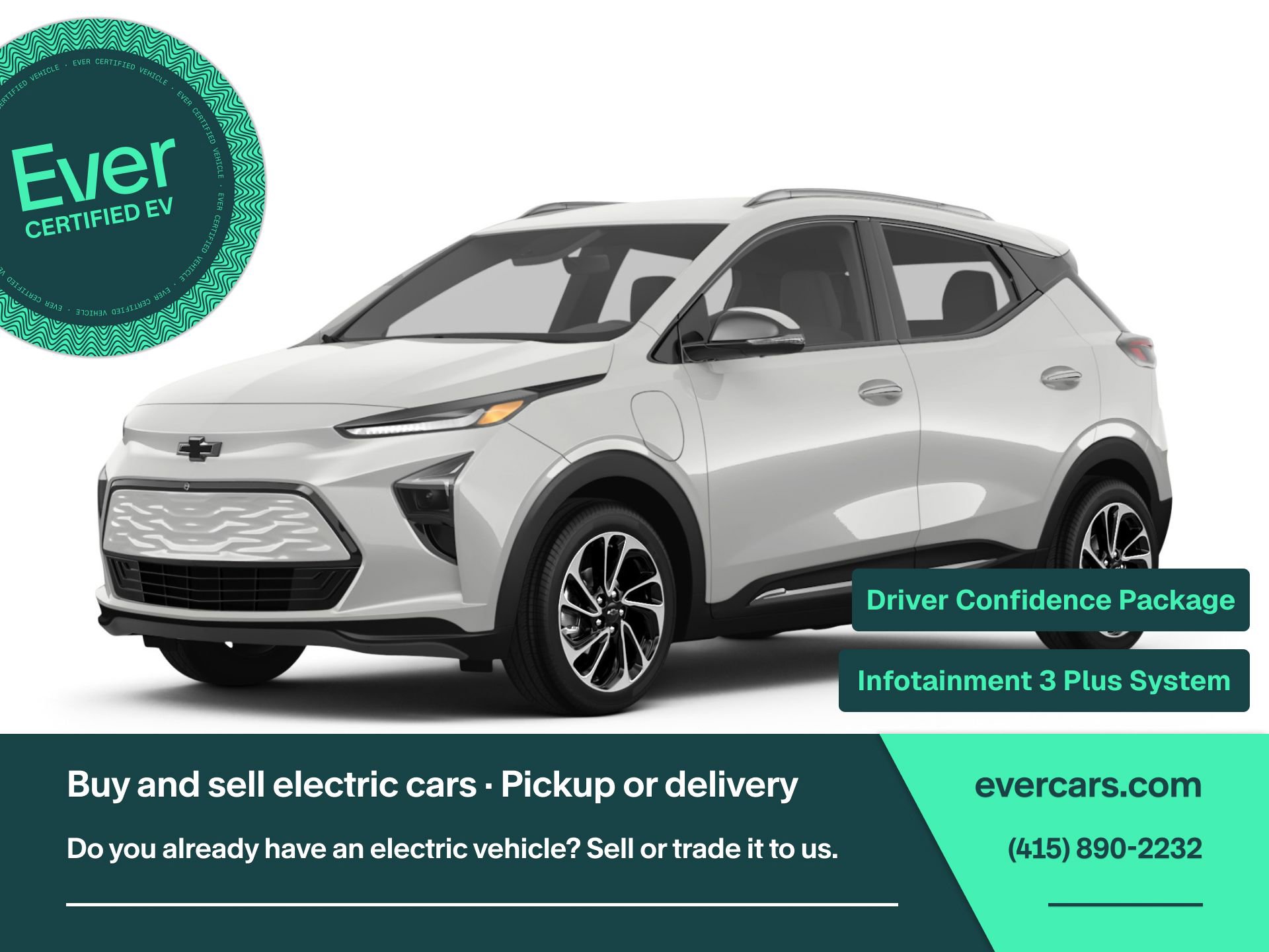 Used 2023 Chevrolet Bolt EUV LT w/ Driver Confidence Package FWD image 1