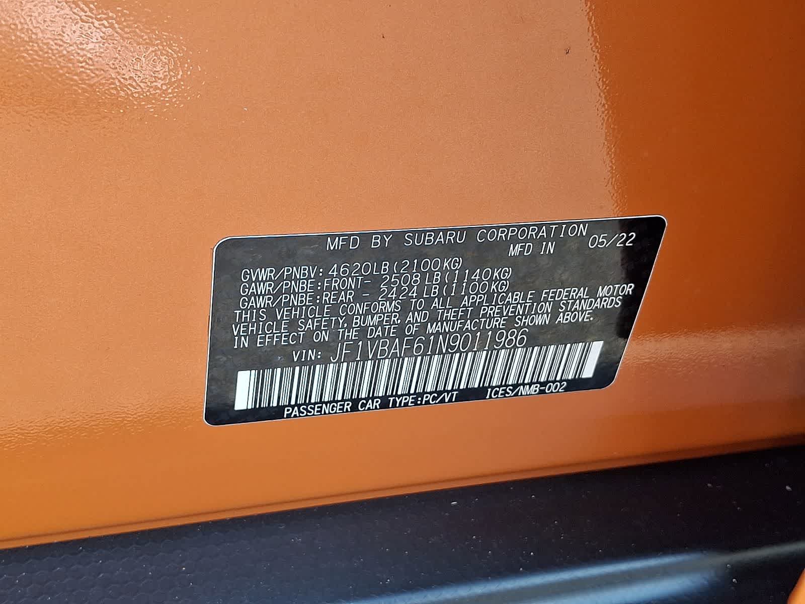 Used 2022 Subaru WRX Premium AWD/4WD image 25