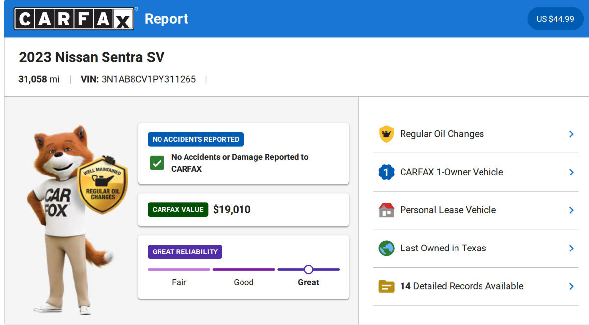 Used 2023 Nissan Sentra SV FWD image 17
