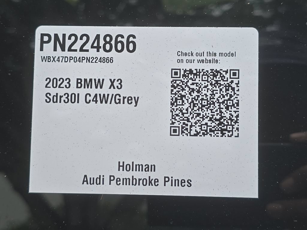 Used 2023 BMW X3 sDrive30i w/ Premium Package w/ZPA RWD image 34