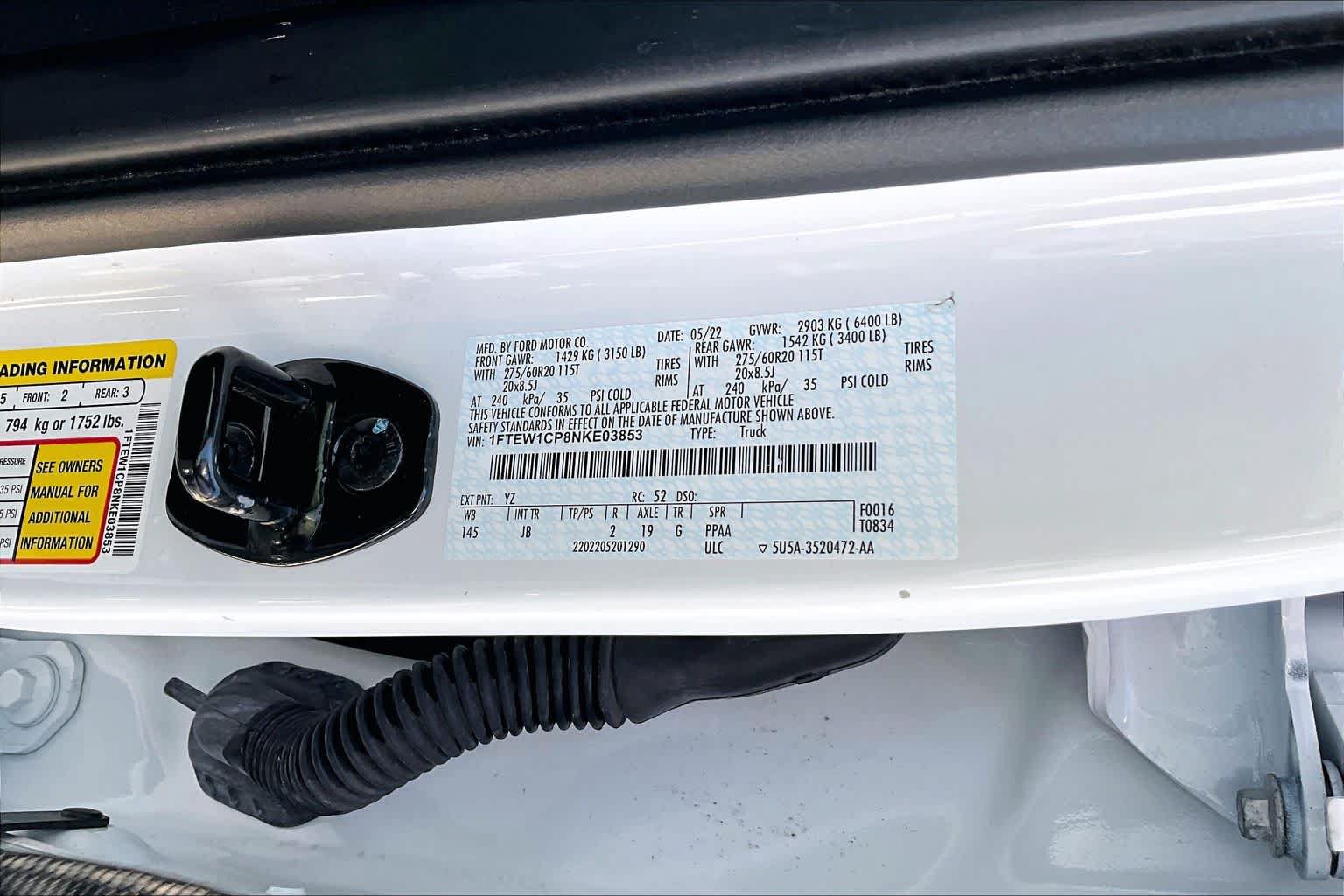 Certified 2022 Ford F150 XL w/ STX Appearance Package RWD image 34