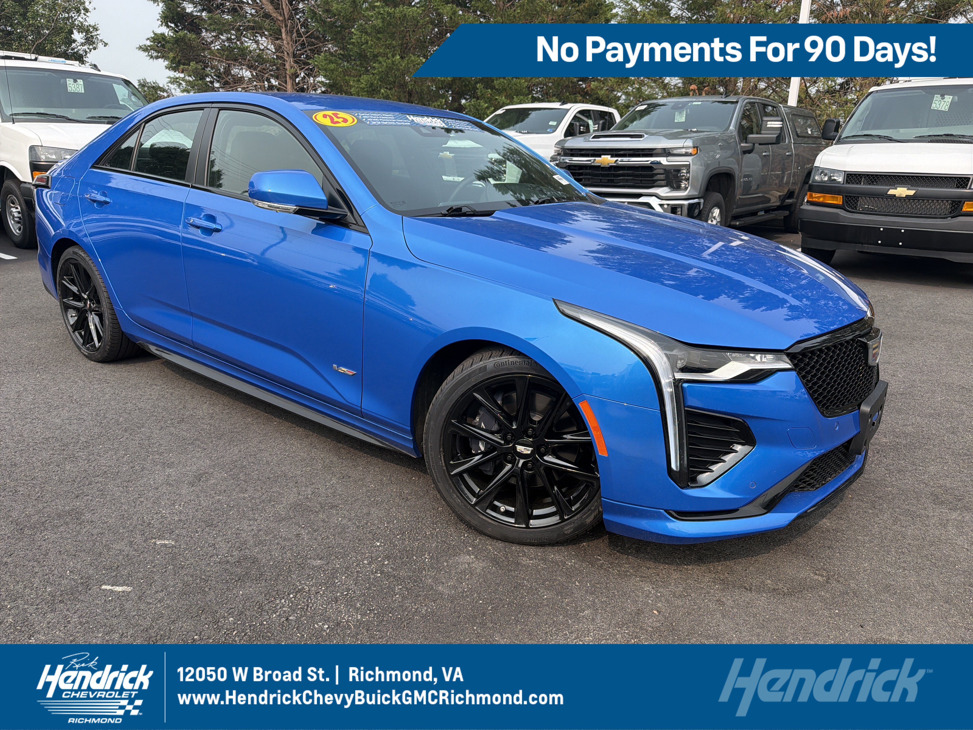 Used 2025 Cadillac CT4 V w/ Technology Package RWD image 1