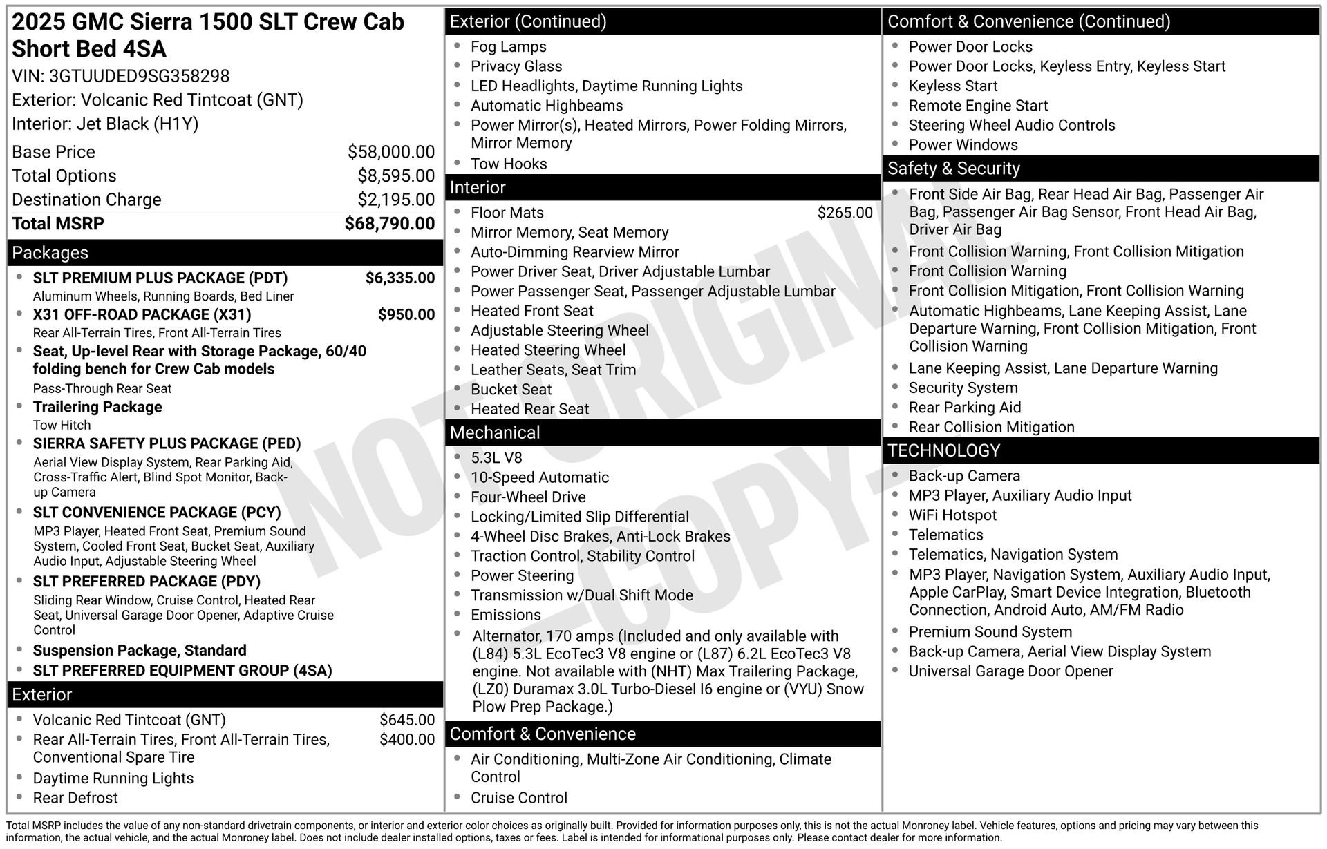 Used 2025 GMC Sierra 1500 SLT w/ SLT Premium Plus Package AWD/4WD image 27