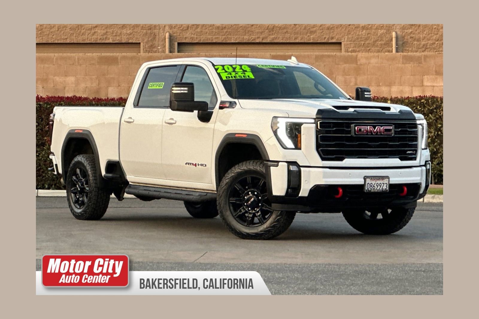 Certified 2024 GMC Sierra 2500 AT4 w/ AT4 Preferred Package