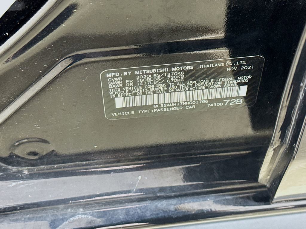 Used 2022 Mitsubishi Mirage ES FWD image 29