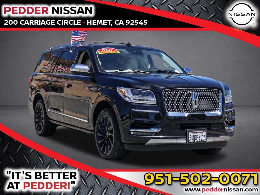 Used 2021 Lincoln Navigator L Black Label w/ Cargo Convenience Package AWD/4WD image 1