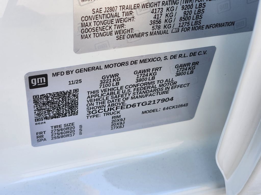 New 2026 Chevrolet Silverado 1500 LT Trail Boss w/ Convenience Package II image 32