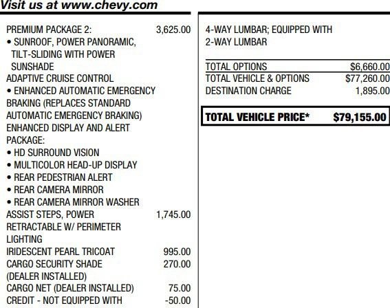 Certified 2023 Chevrolet Tahoe Premier w/ Premium Package 2 AWD/4WD image 2
