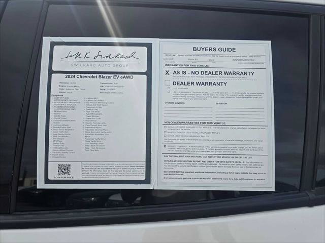 Used 2024 Chevrolet Blazer EV LT AWD/4WD image 16