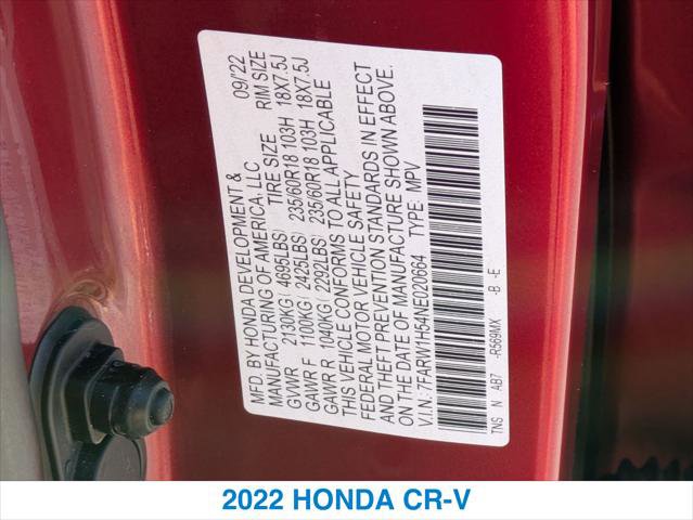 Certified 2022 Honda CR-V EX image 26