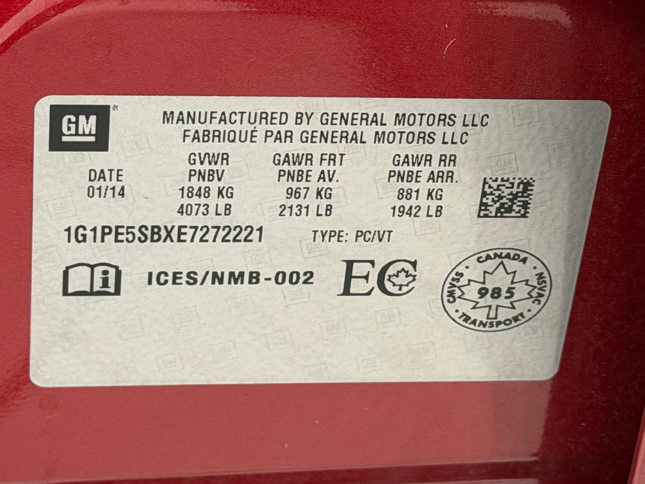 Used 2014 Chevrolet Cruze LT FWD image 26
