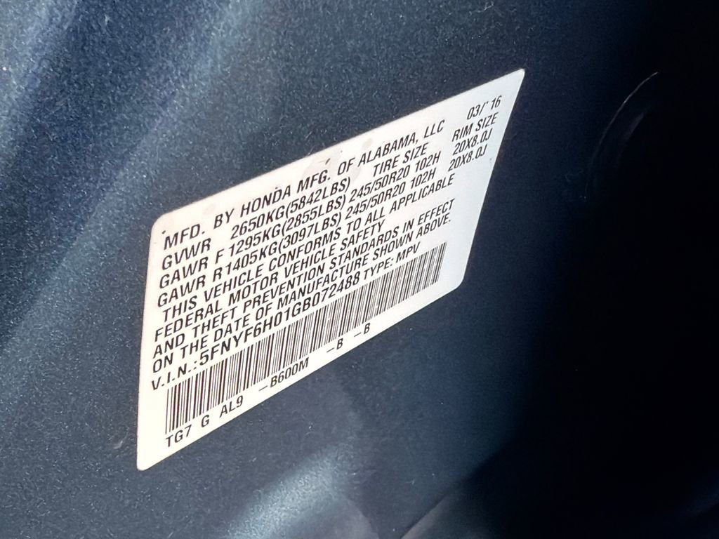 Used 2016 Honda Pilot Elite image 36