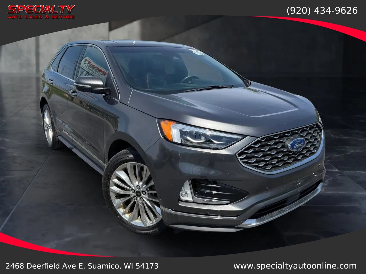 Used 2020 Ford Edge Titanium w/ Equipment Group 301A AWD/4WD image 2