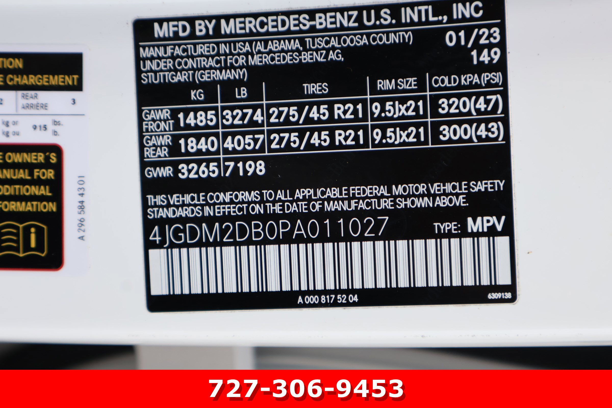 Certified 2023 Mercedes-Benz EQS 450+ SUV image 31