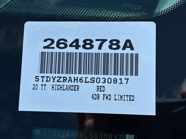 Used 2020 Toyota Highlander Limited FWD image 33