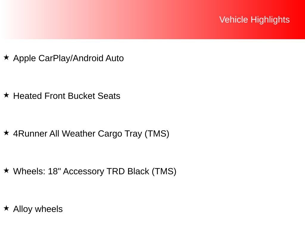 Certified 2025 Toyota 4Runner TRD Off-Road AWD/4WD image 13