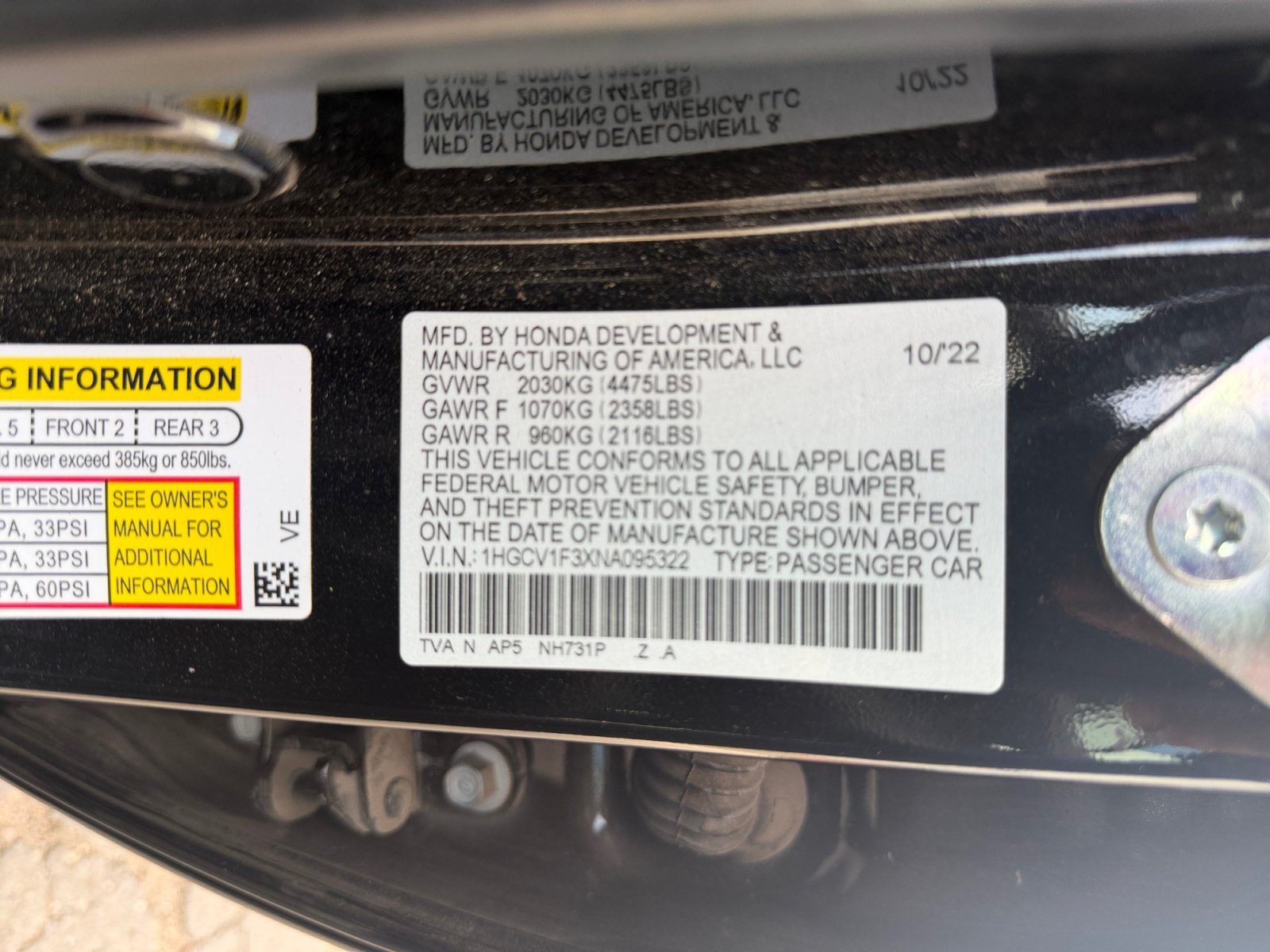 Used 2022 Honda Accord Sport image 32