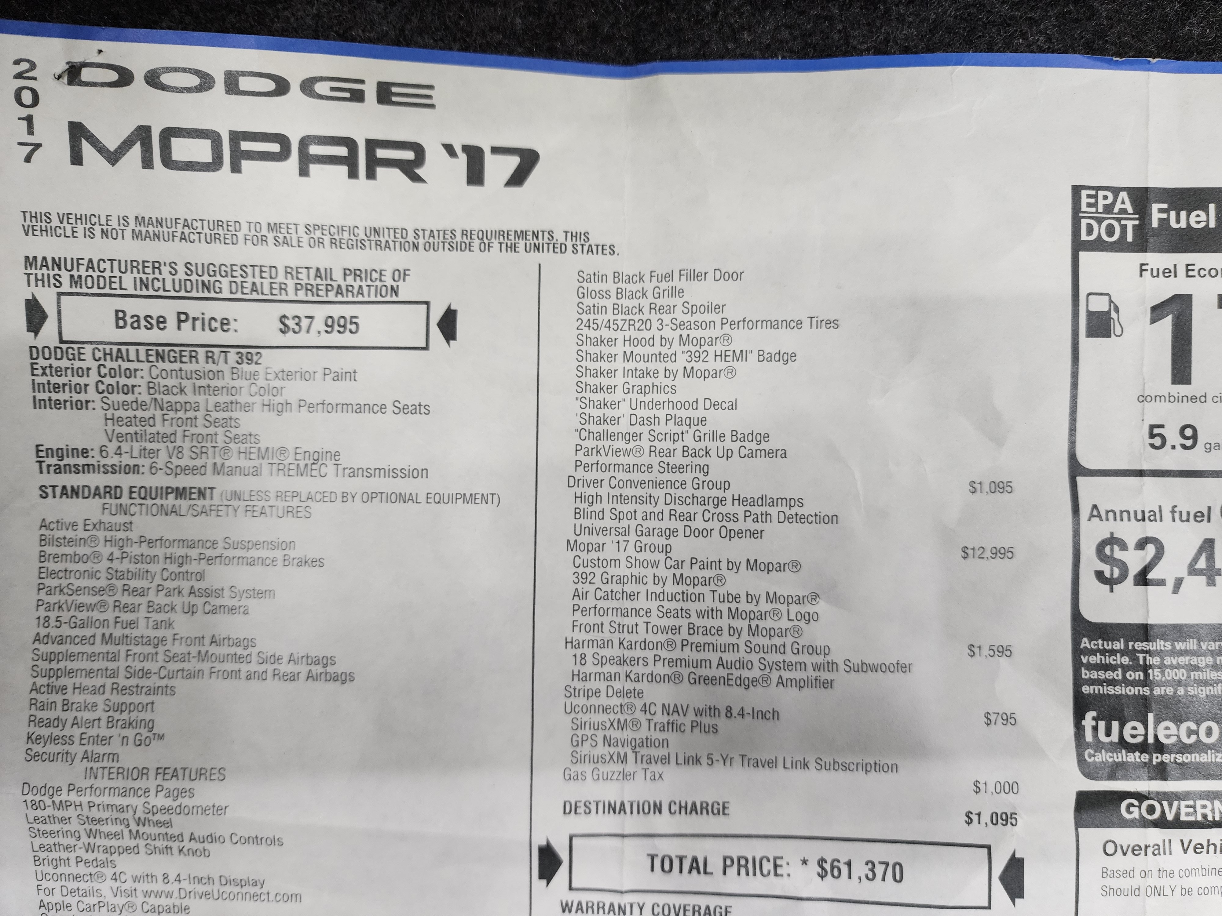 Used 2017 Dodge Challenger R/T Scat Pack RWD image 40
