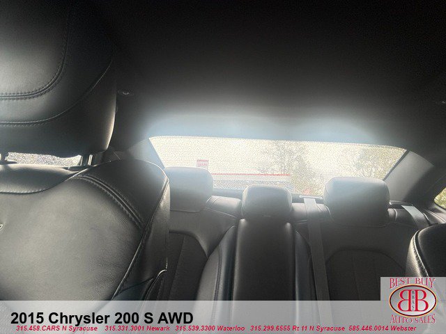 Used 2015 Chrysler 200 S w/ Navigation & Sound Group I AWD/4WD image 17