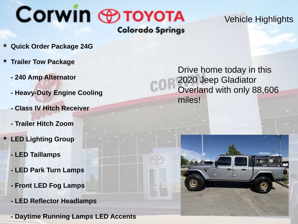 Used 2020 Jeep Gladiator Overland AWD/4WD image 7