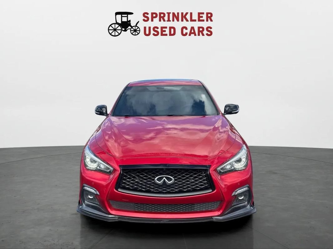 Used 2019 INFINITI Q50 Red Sport 400 w/ All Weather Package (L93) AWD/4WD image 2
