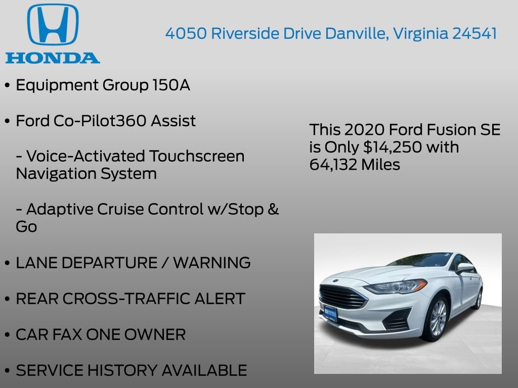 Used 2020 Ford Fusion SE FWD image 7
