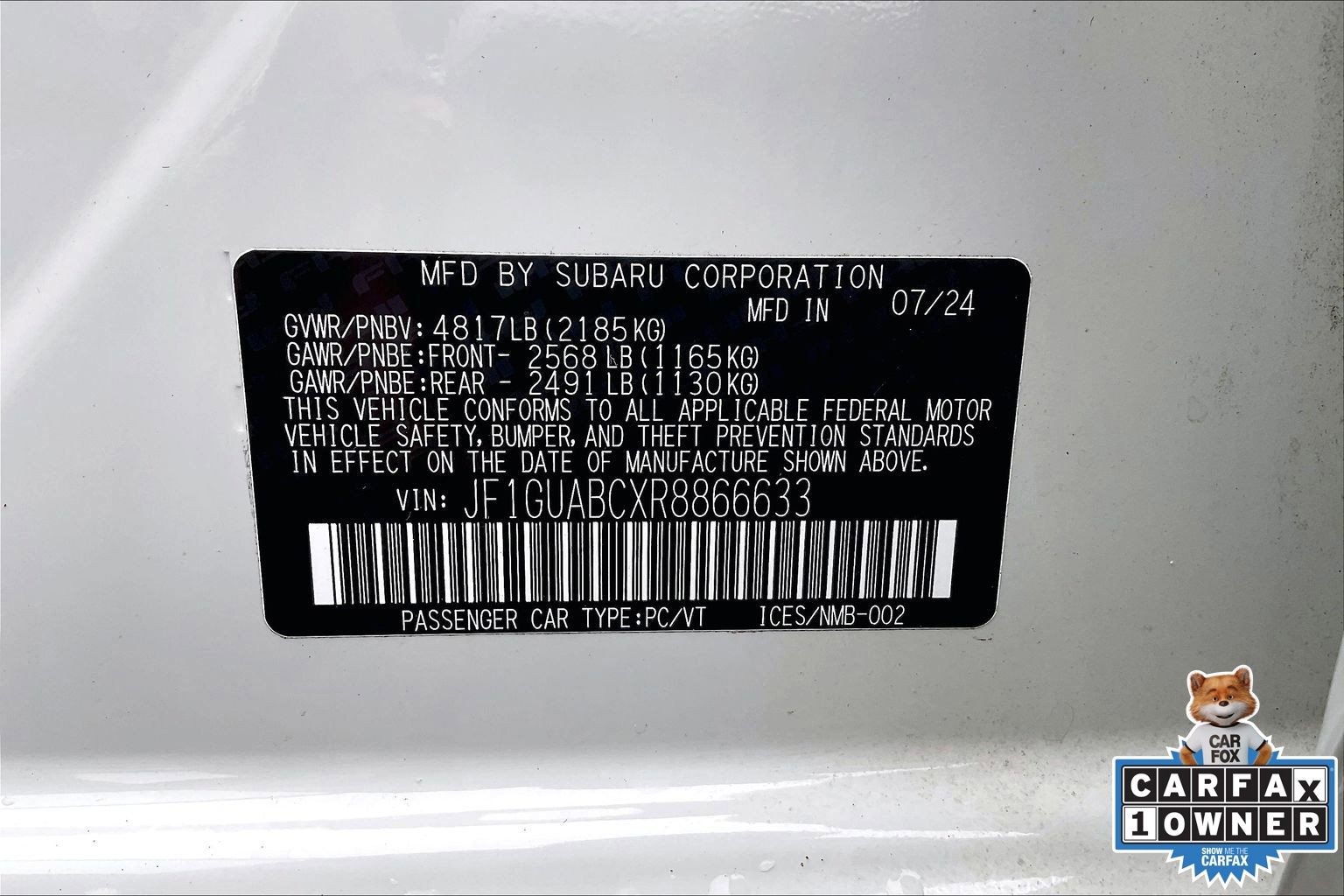 Certified 2024 Subaru Impreza 2.0i AWD/4WD image 33