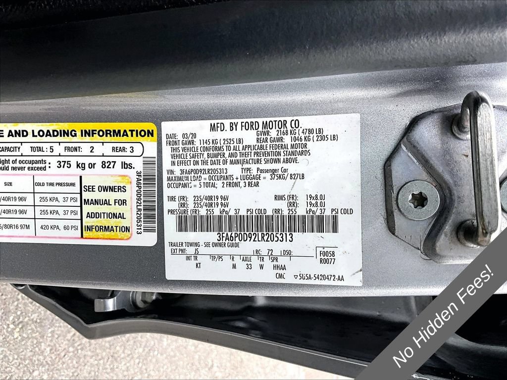 Used 2020 Ford Fusion Titanium AWD/4WD image 30