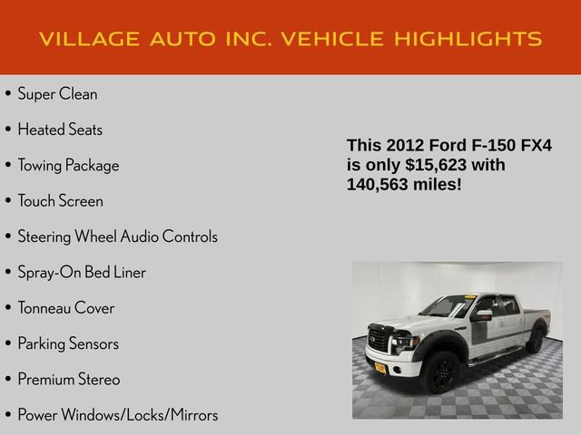 Used 2012 Ford F150 FX4 w/ FX Luxury Pkg AWD/4WD image 7