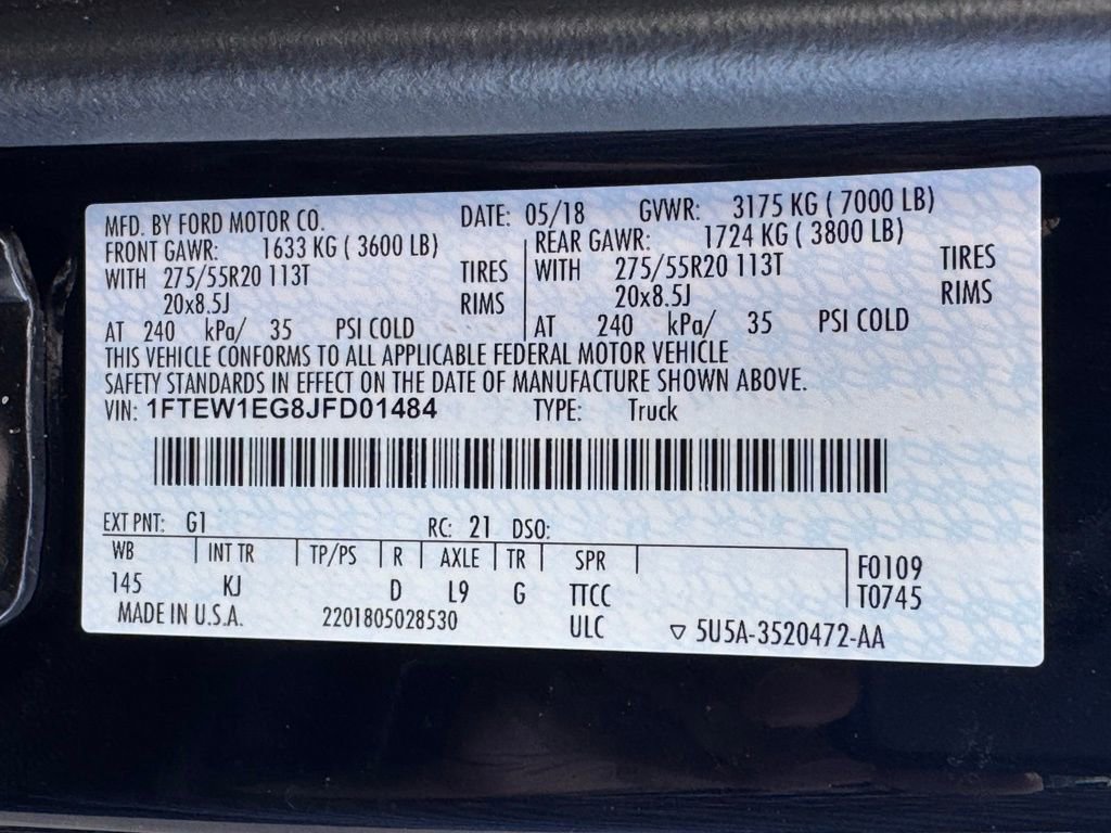 Used 2018 Ford F150 King Ranch w/ Equipment Group 601A Luxury image 49