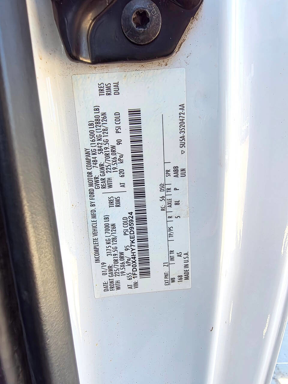 Used 2019 Ford F450 XL w/ XL Value Package AWD/4WD image 14