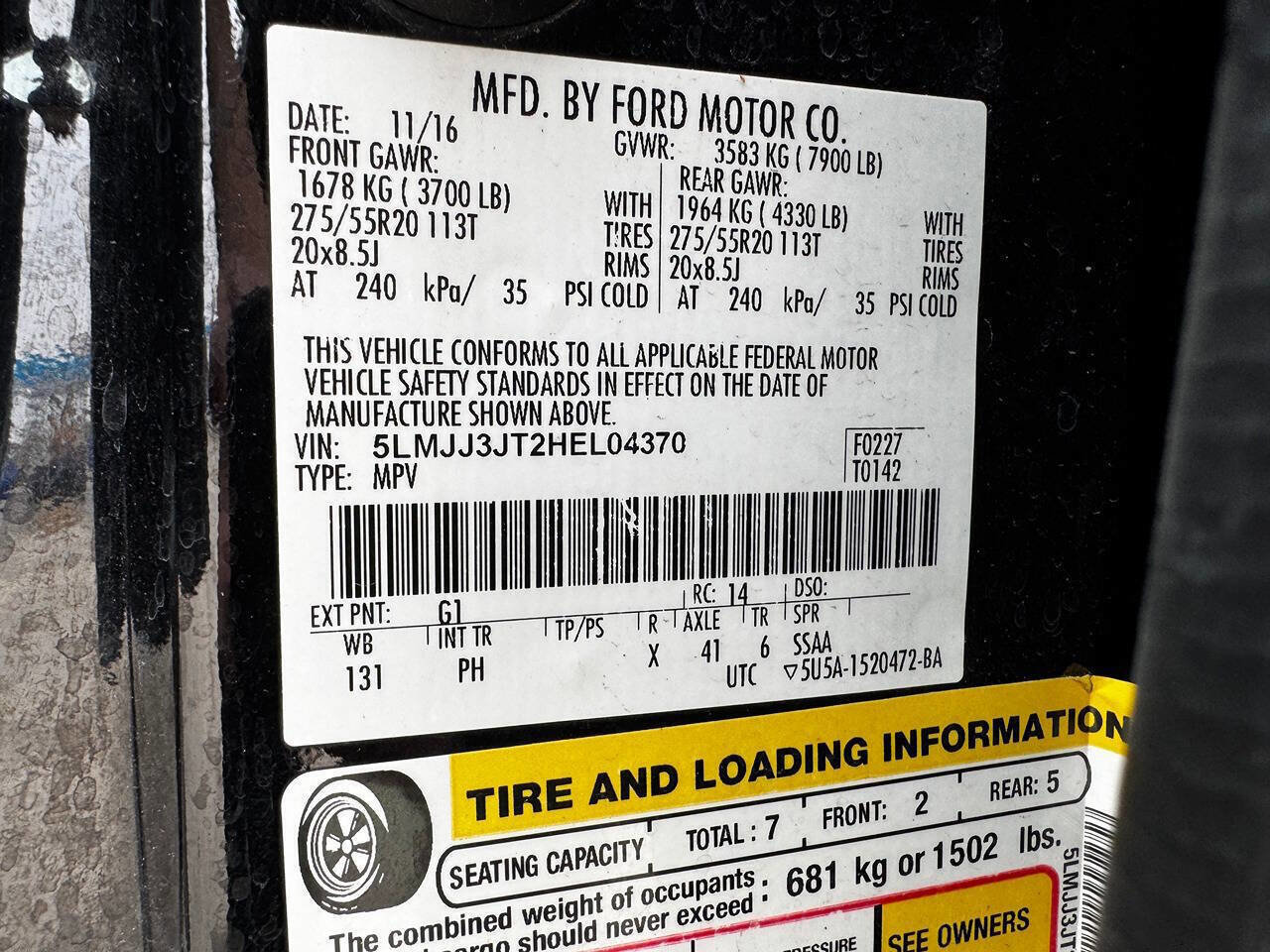 Used 2017 Lincoln Navigator L Select image 34