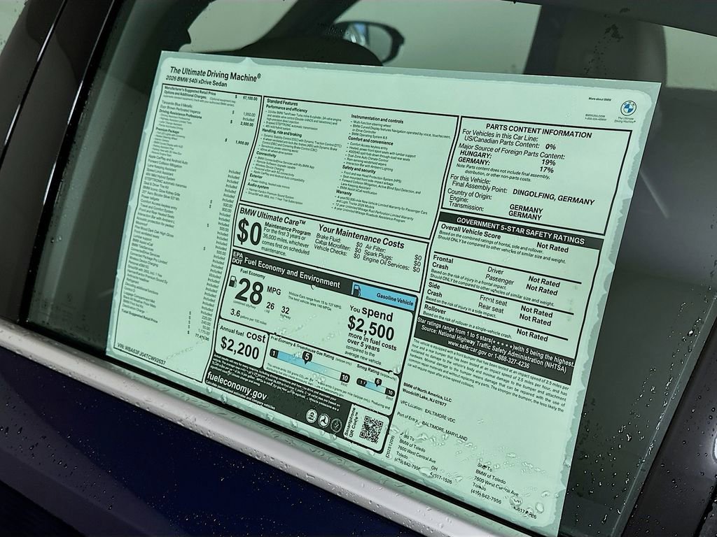 New 2026 BMW 540i xDrive image 12