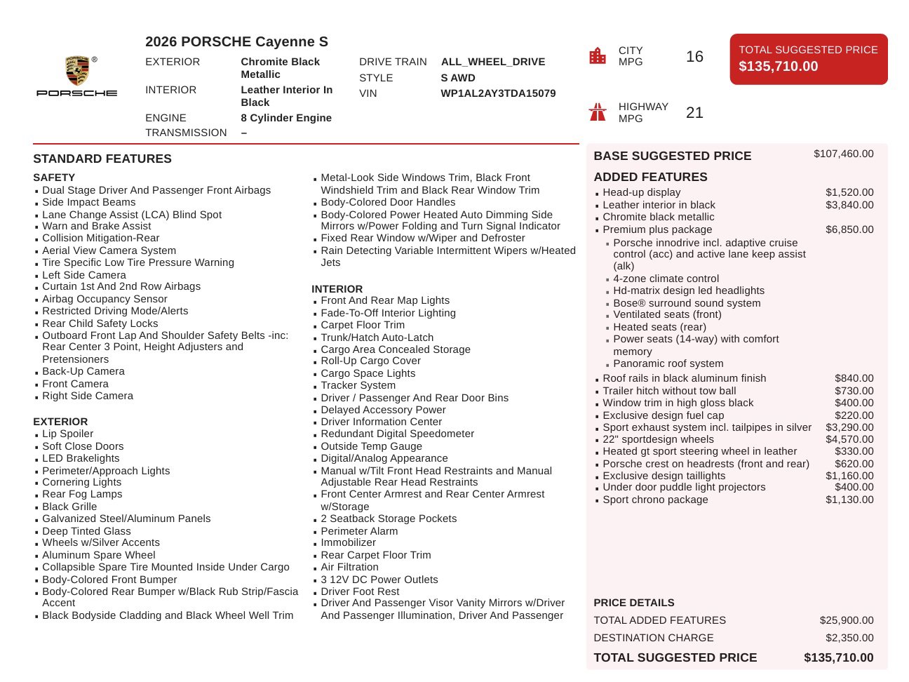 Used 2026 Porsche Cayenne S AWD/4WD image 40