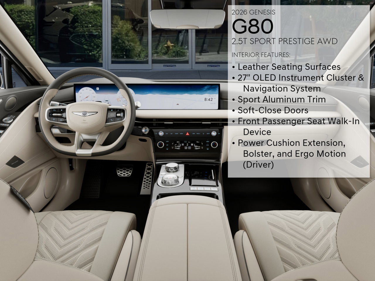 New 2026 Genesis G80 2.5T Sport Prestige AWD/4WD image 17
