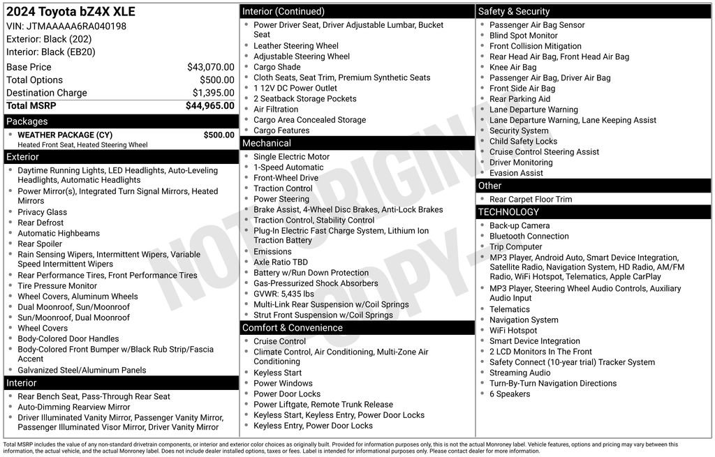 Used 2024 Toyota bZ4X FWD w/ Weather Package image 31