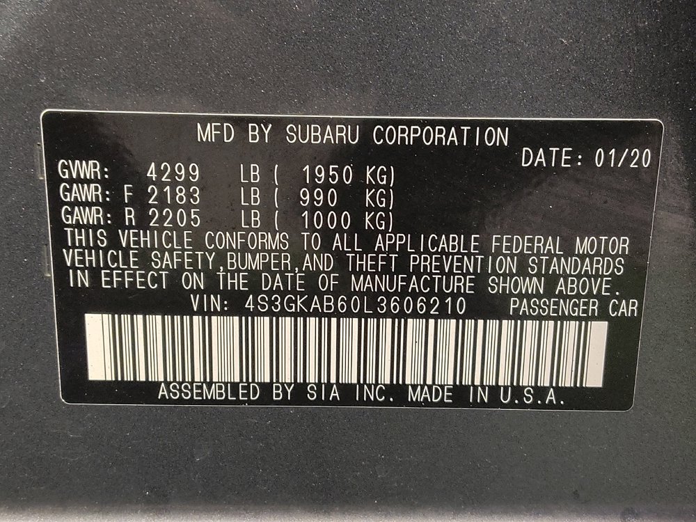 Used 2020 Subaru Impreza 2.0i AWD/4WD image 33
