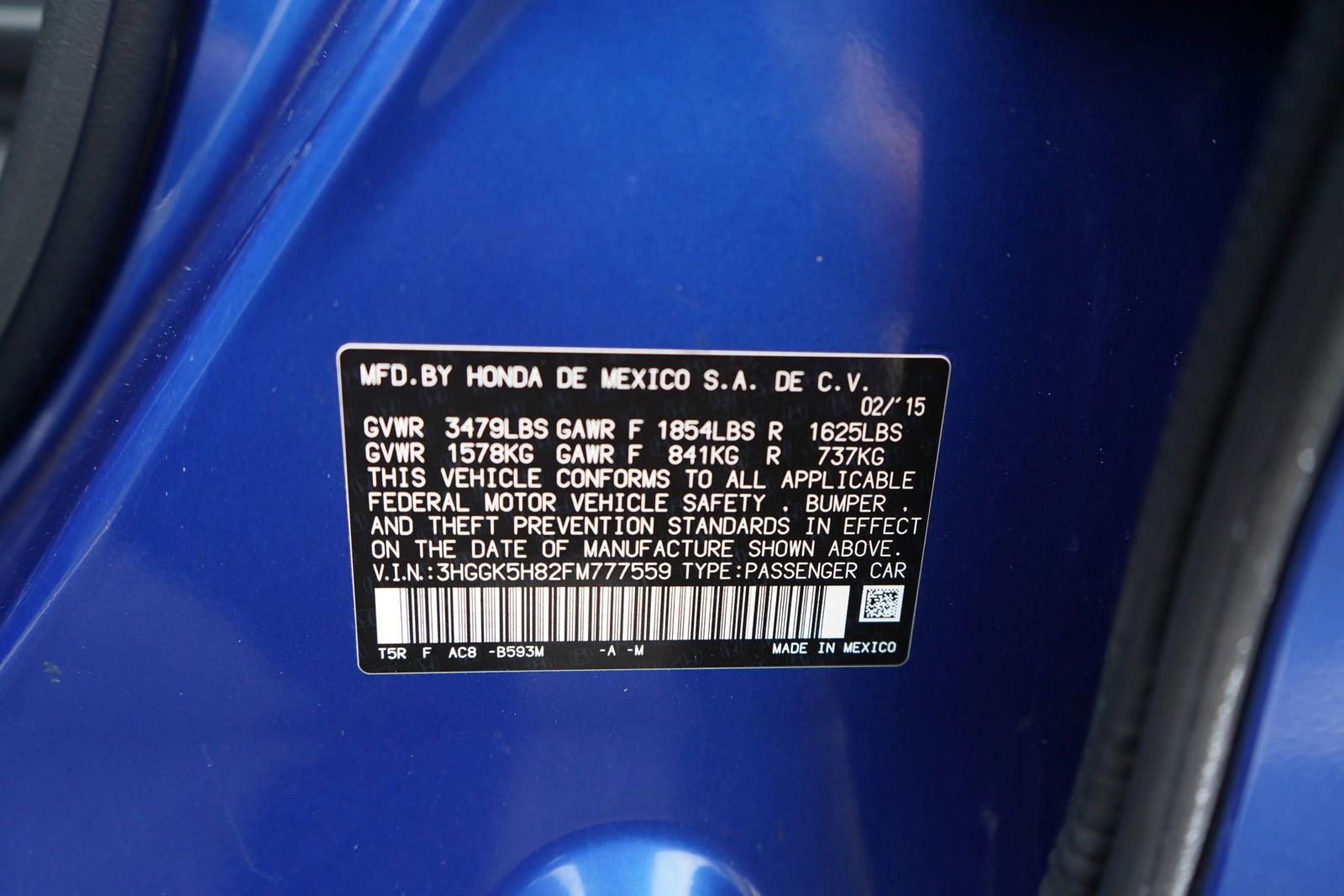 Used 2015 Honda Fit EX image 9