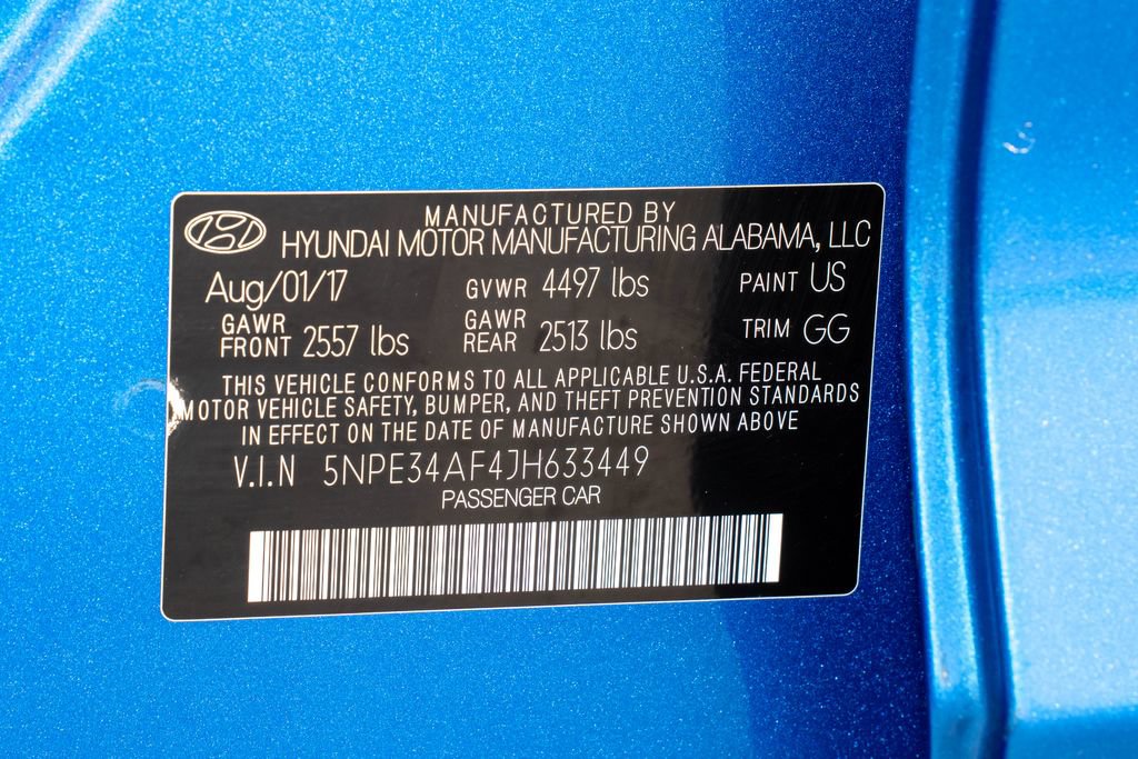 Used 2018 Hyundai Sonata Limited w/ Cargo Package FWD image 28