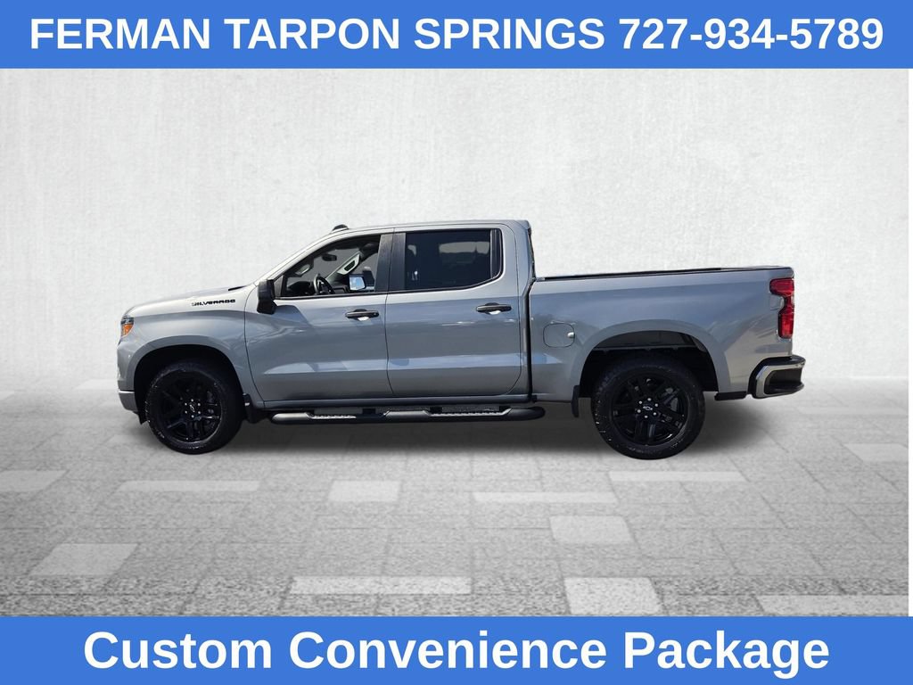 Certified 2024 Chevrolet Silverado 1500 Custom w/ Turbomax Blackout Package RWD image 8