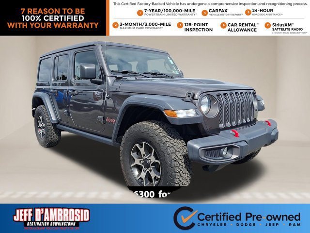 Certified 2021 Jeep Wrangler Unlimited Rubicon