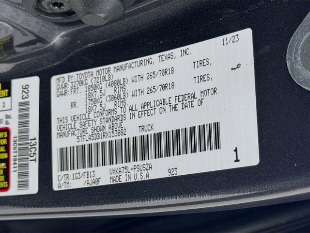 Used 2024 Toyota Tundra SR5 w/ SR5 Convenience Package AWD/4WD image 30