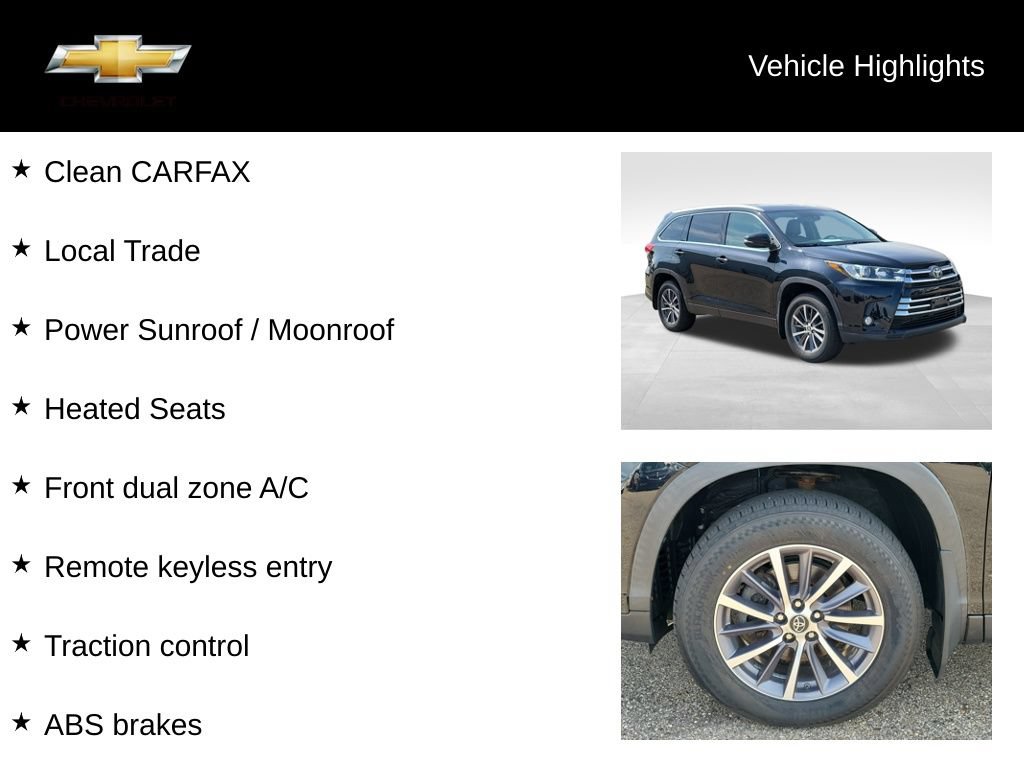 Used 2019 Toyota Highlander XLE AWD/4WD image 16