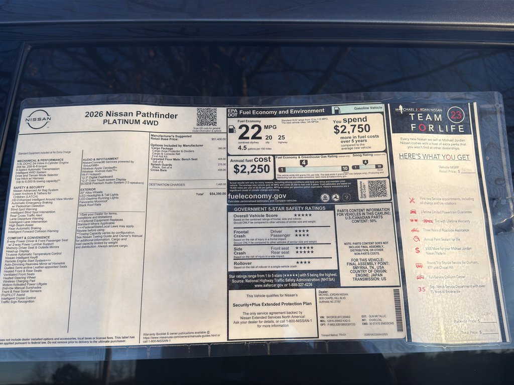 New 2026 Nissan Pathfinder Platinum image 12