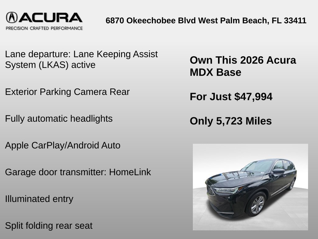 Used 2026 Acura MDX FWD image 12
