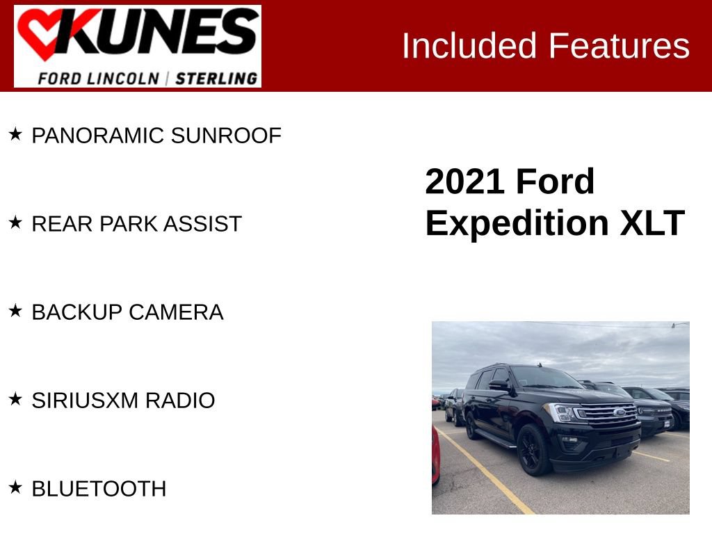 Used 2021 Ford Expedition XLT AWD/4WD image 3