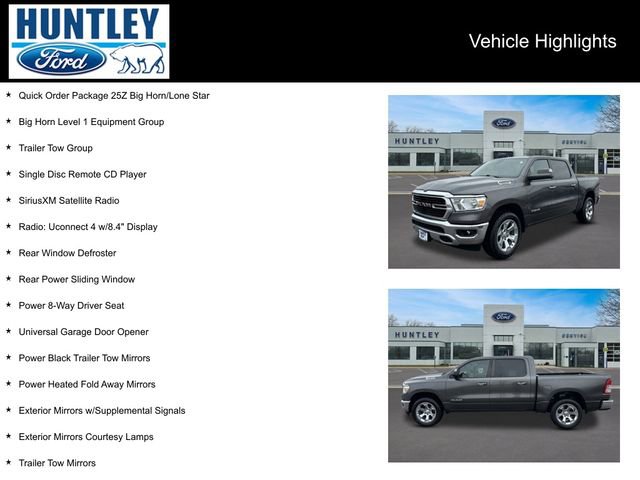 Used 2019 RAM 1500 Big Horn image 2